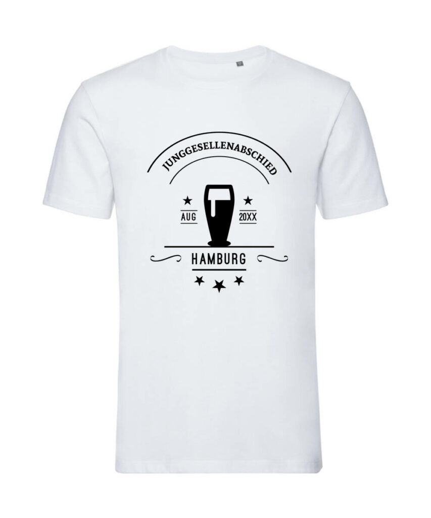 Wappen Bier Datum Stadt Jga - Organic T-Shirt